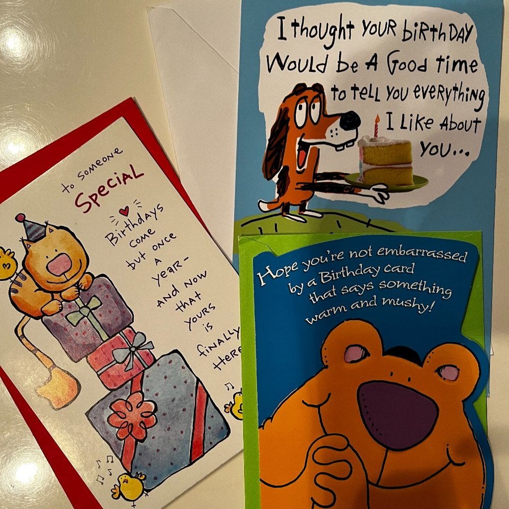 Birthday Cards for Kids (Set of 3)